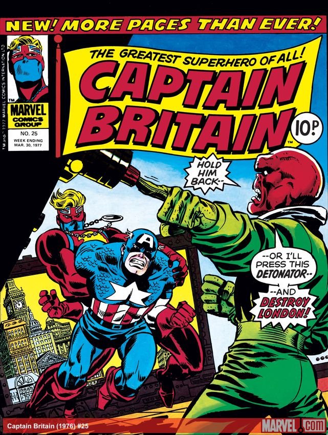 Cover of Captain Britain (1976) - #25