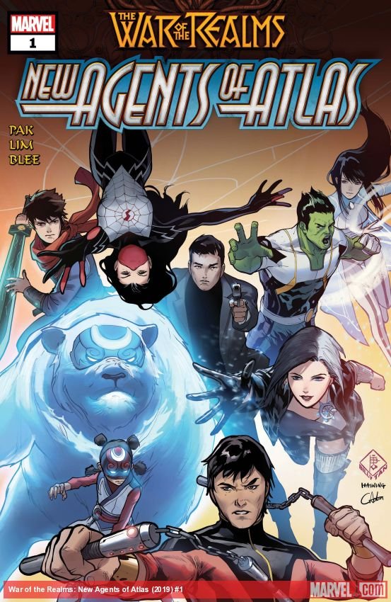 Cover of War Of The Realms: New Agents Of Atlas (2019) - #1