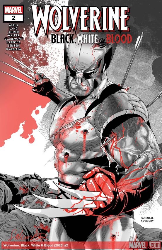 Cover of Wolverine: Black, White & Blood (2020) - #2