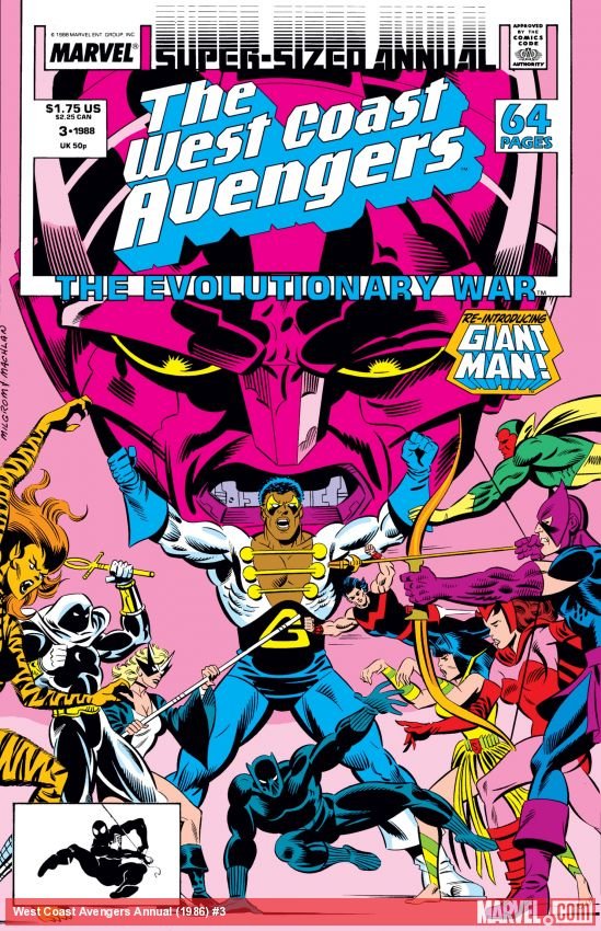 Cover of West Coast Avengers Annual (1986) - #3