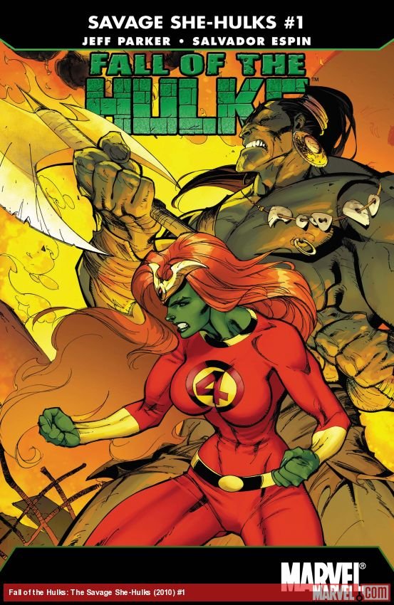 Cover of Fall Of The Hulks: The Savage She-Hulks (2010) - #1