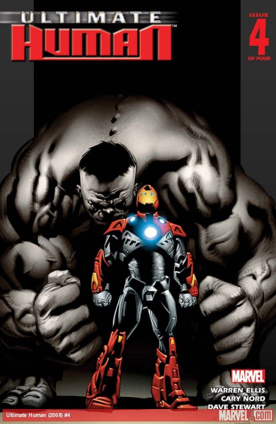 Cover of Ultimate Human (2008) - #4