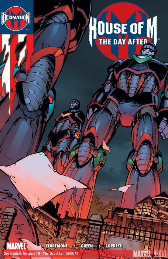Cover of Decimation: House Of M - The Day After (2005) - #1