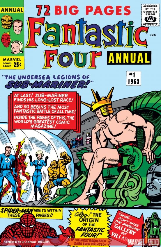 Cover of Fantastic Four Annual (1963) - #1