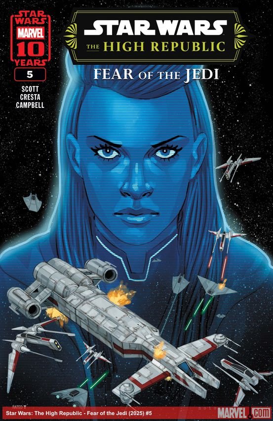 Cover of Star Wars: The High Republic - Fear Of The Jedi (2025) - #5