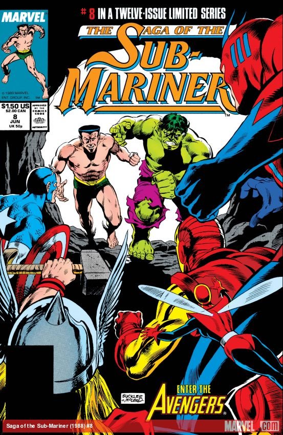 Cover of Saga Of The Sub-Mariner (1988) - #8