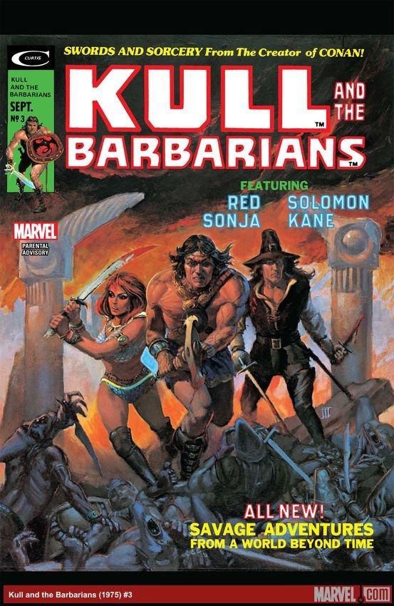 Cover of Kull And The Barbarians (1975) - #3