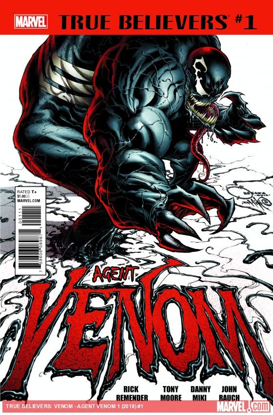 Cover of True Believers: Venom - Agent Venom (2018) - #1