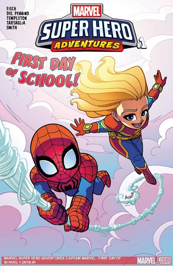 Cover of Marvel Super Hero Adventures: Captain Marvel - First Day Of School (2018) - #1