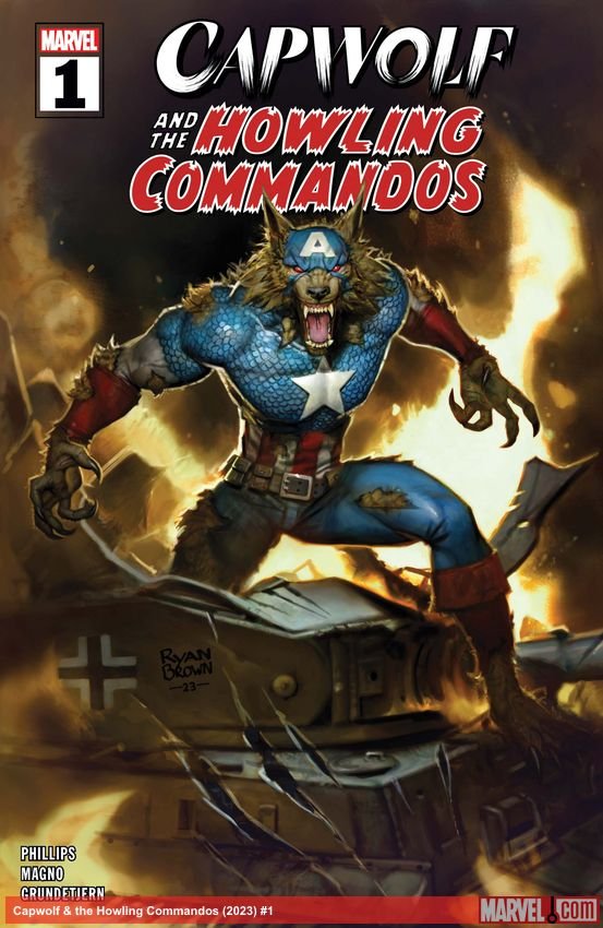 Cover of Capwolf & The Howling Commandos (2023) - #1