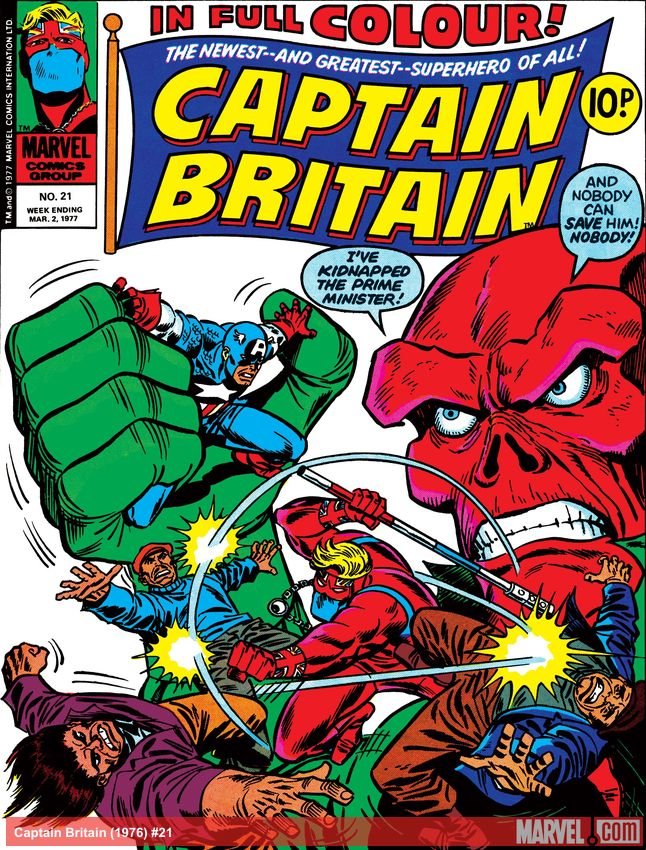 Cover of Captain Britain (1976) - #21