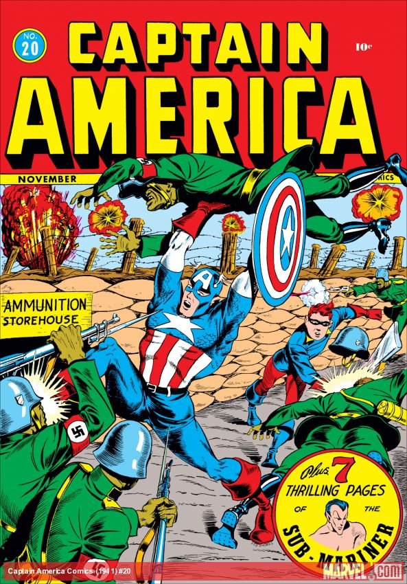 Cover of Captain America Comics (1941) - #20