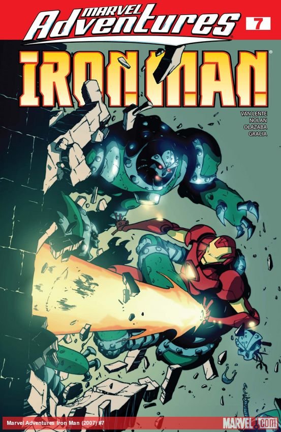Cover of Marvel Adventures Iron Man (2007) - #7