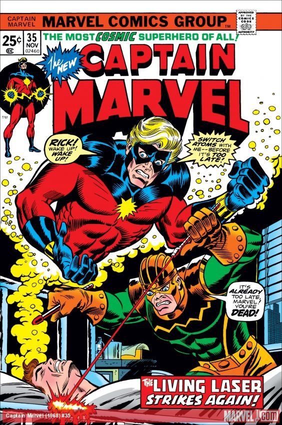 Cover of Captain Marvel (1968) - #35