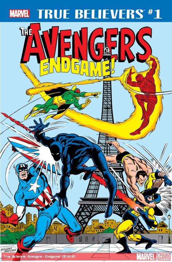 Cover of True Believers: Avengers - Endgame! (2019) - #1