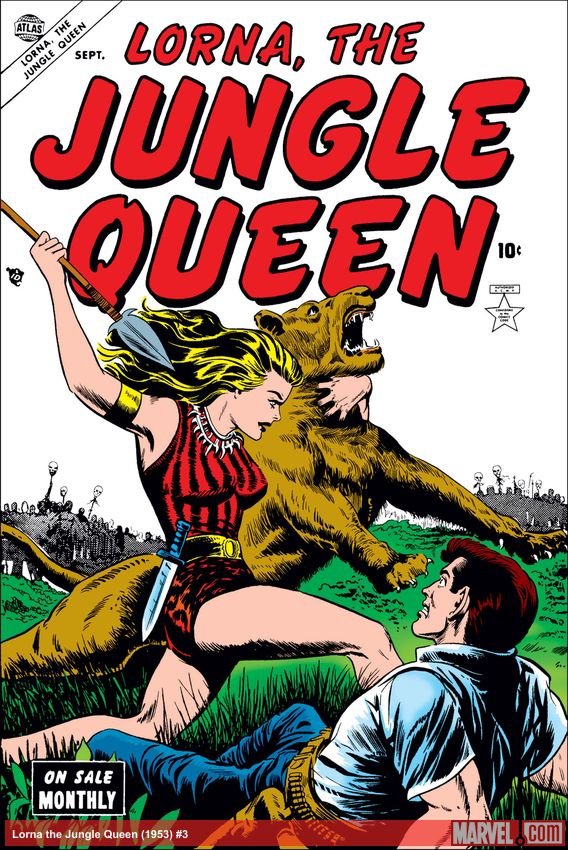 Cover of Lorna The Jungle Queen (1953) - #3