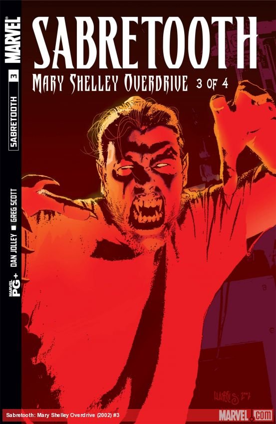 Cover of Sabretooth: Mary Shelley Overdrive (2002) - #3