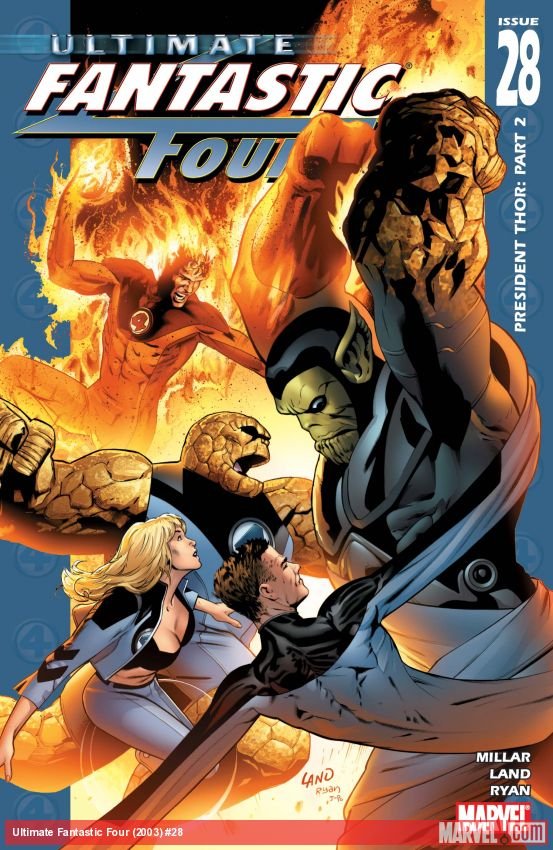 Cover of Ultimate Fantastic Four (2003) - #28