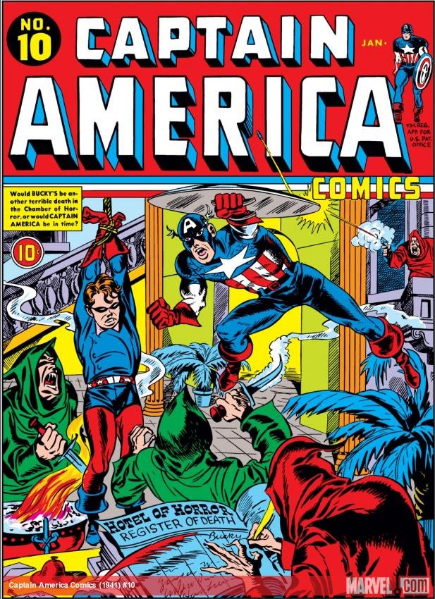Cover of Captain America Comics (1941) - #10