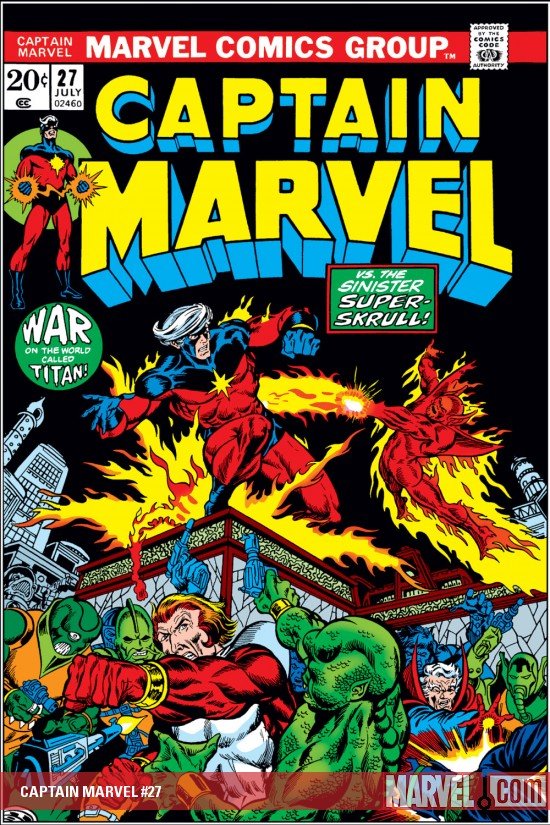 Cover of Captain Marvel (1968) - #27