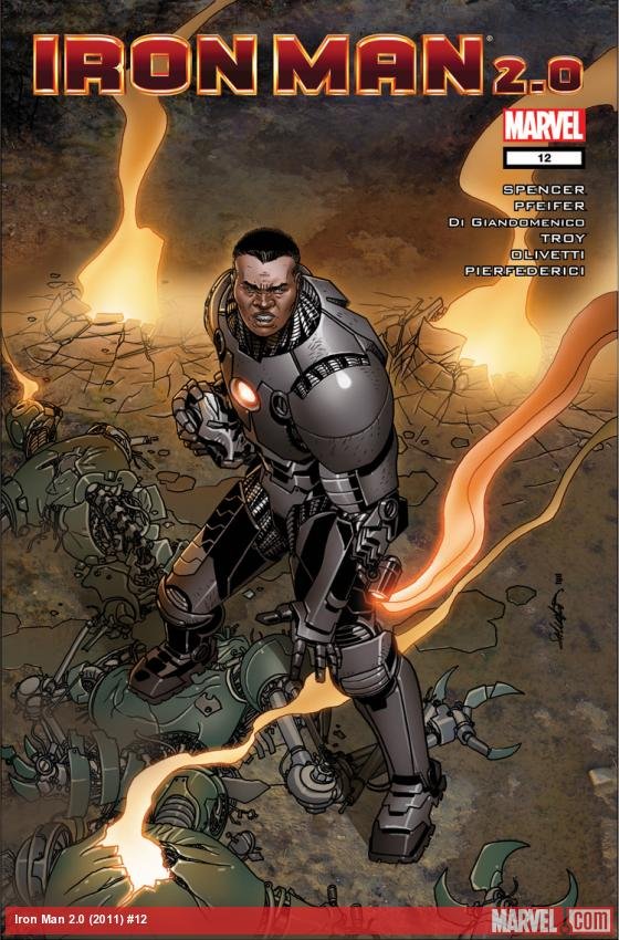 Cover of Iron Man 2.0 (2011) - #12