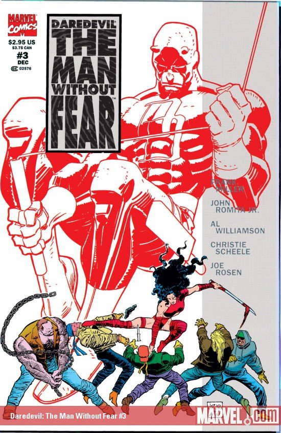 Cover of Daredevil: The Man Without Fear (1993) - #3