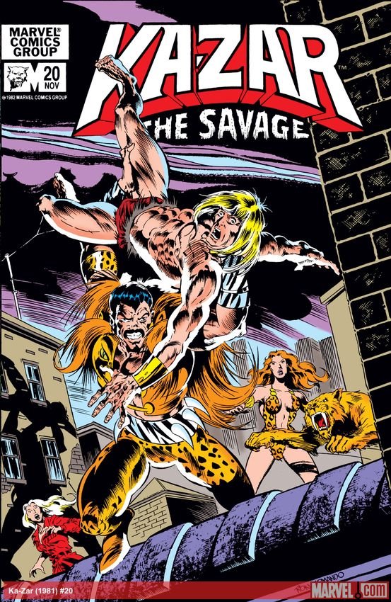 Cover of Ka-Zar The Savage (1981) - #20
