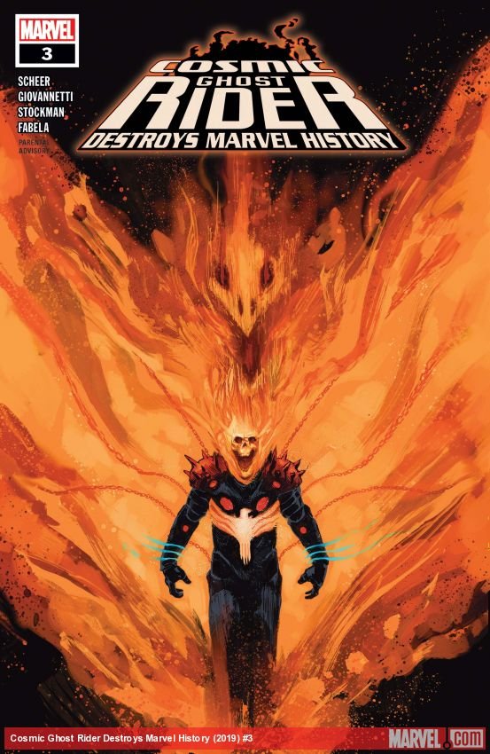 Cover of Cosmic Ghost Rider Destroys Marvel History (2019) - #3
