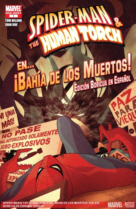 Cover of Spider-Man & the Human Torch En...Bahia De Los Muertos! Edicion Boricua En Espanol (2009) - #1