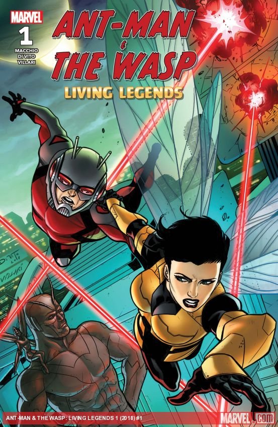 Cover of Ant-Man & The Wasp: Living Legends (2018) - #1