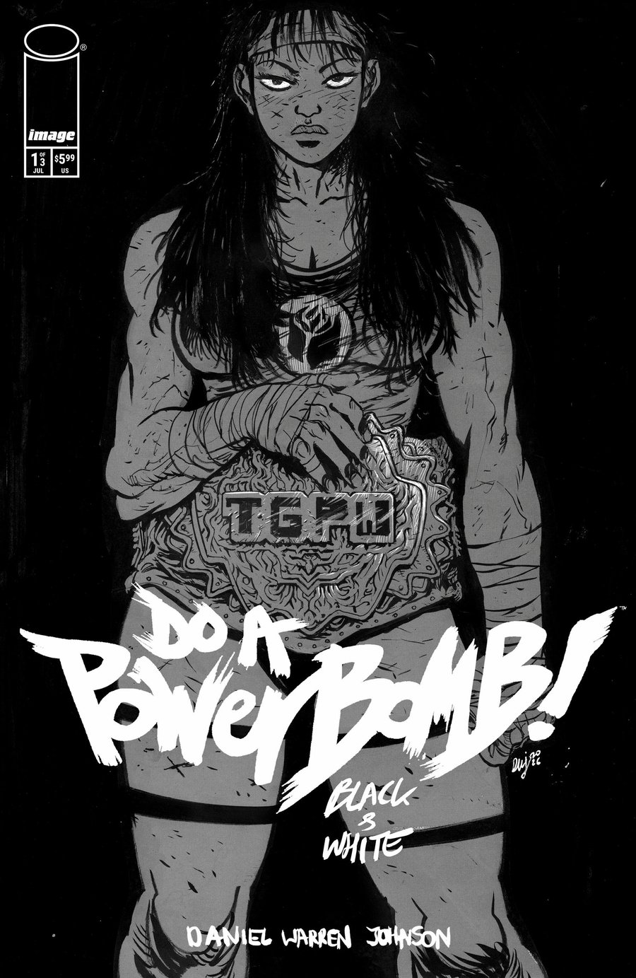 Cover of Do a Powerbomb Black and White (2026) - #1