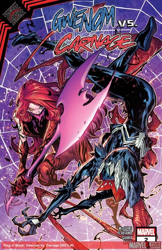 Cover of King In Black: Gwenom Vs. Carnage (2021) - #2