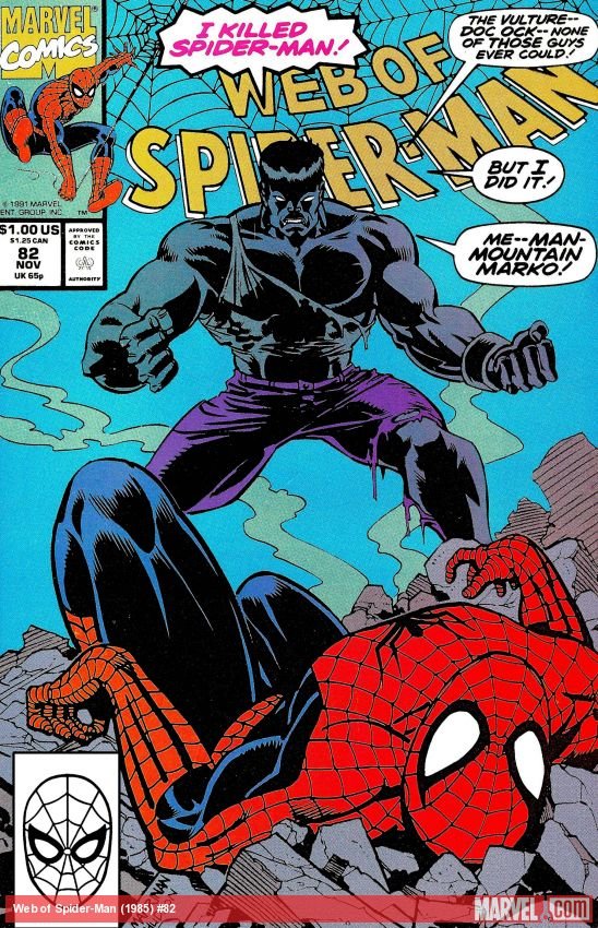 Cover of Web Of Spider-Man (1985) - #82