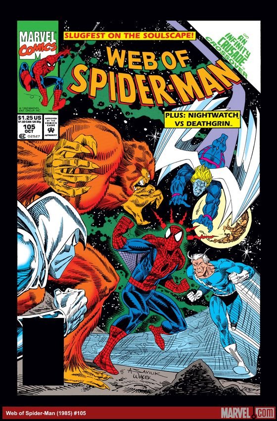 Cover of Web Of Spider-Man (1985) - #105