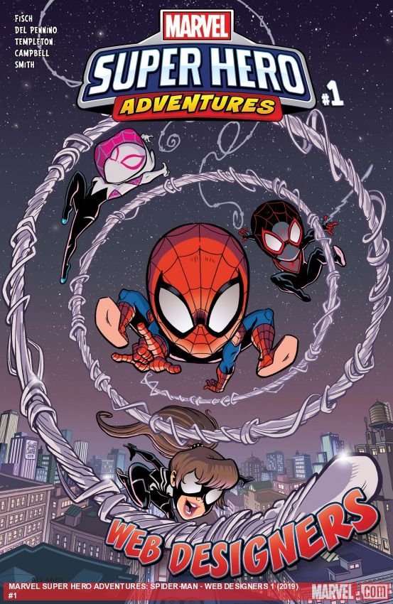 Cover of Marvel Super Hero Adventures: Spider-Man - Web Designers (2019) - #1