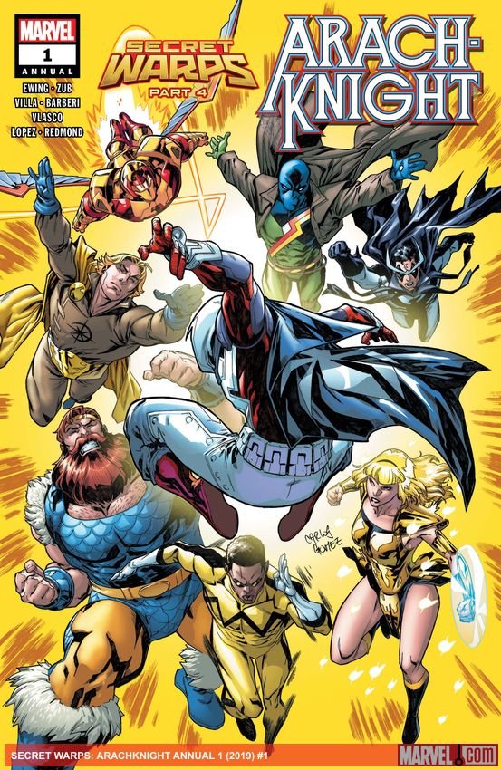 Cover of Secret Warps: Arachknight Annual (2019) - #1