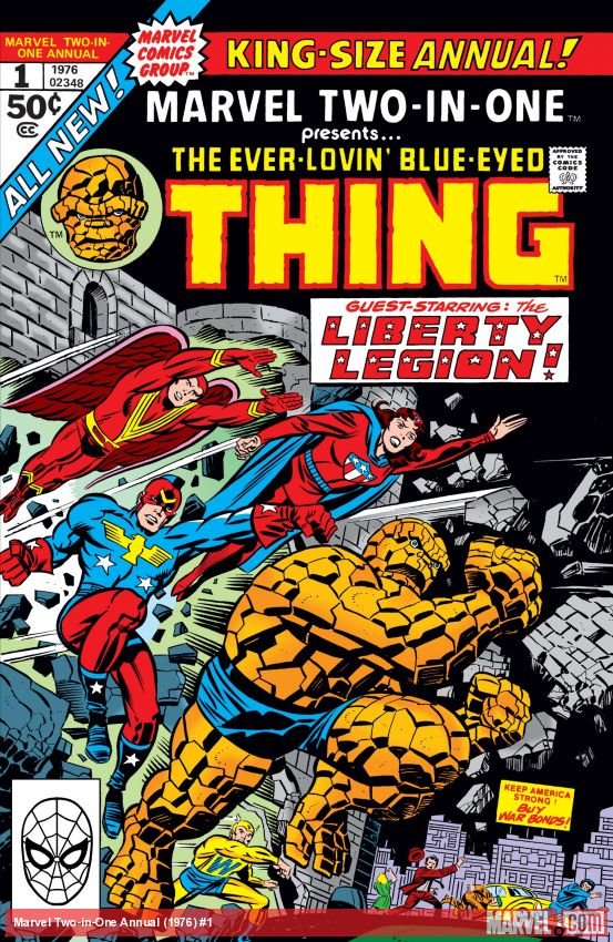 Cover of Marvel Two-In-One Annual (1976) - #1