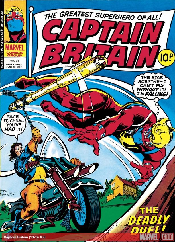 Cover of Captain Britain (1976) - #38