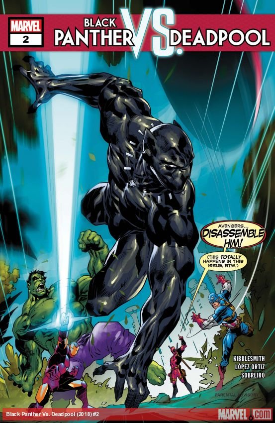 Cover of Black Panther Vs. Deadpool (2018) - #2