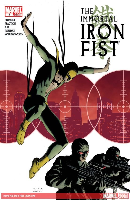 Cover of The Immortal Iron Fist (2006) - #5