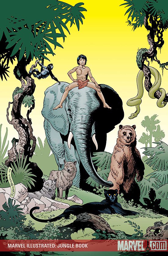Cover of Marvel Illustrated: Jungle Book (2007) - #1