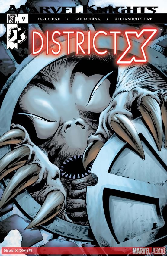 Cover of District X (2004) - #9