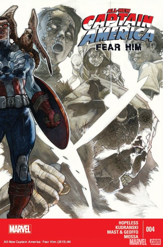 Cover of All-New Captain America: Fear Him (2015) - #4