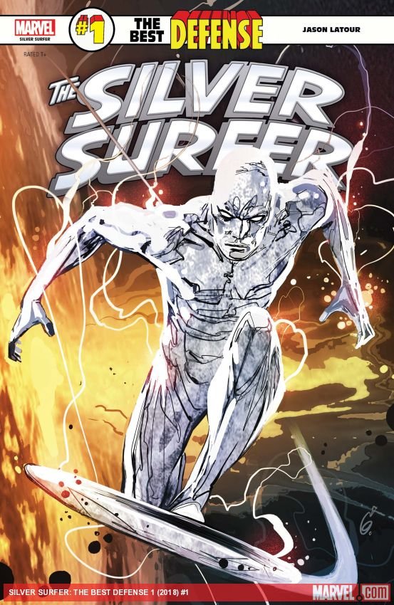 Cover of Silver Surfer: The Best Defense (2018) - #1