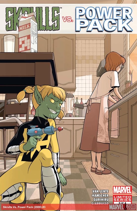 Cover of Skrulls Vs. Power Pack (2008) - #3