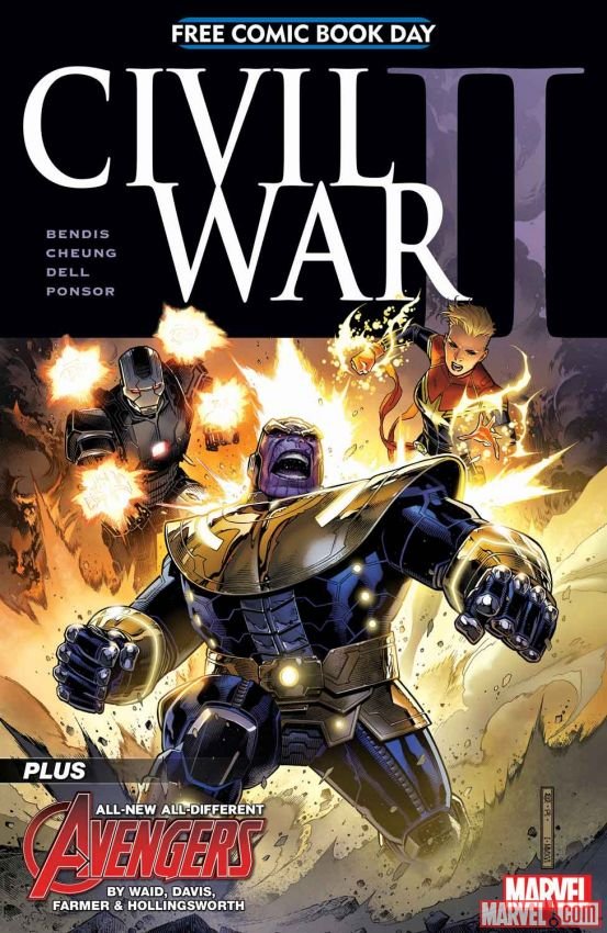 Cover of Free Comic Book Day 2016 (Civil War Ii) (2016) - #1