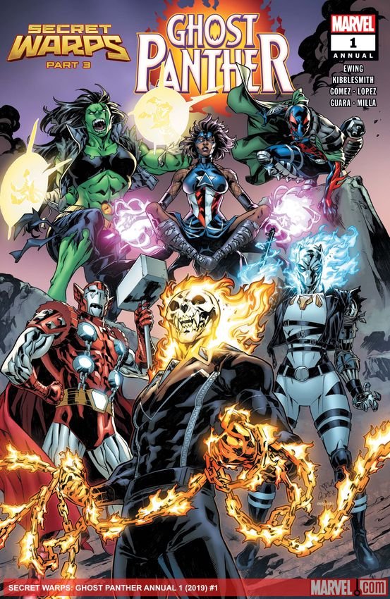 Cover of Secret Warps: Ghost Panther Annual (2019) - #1