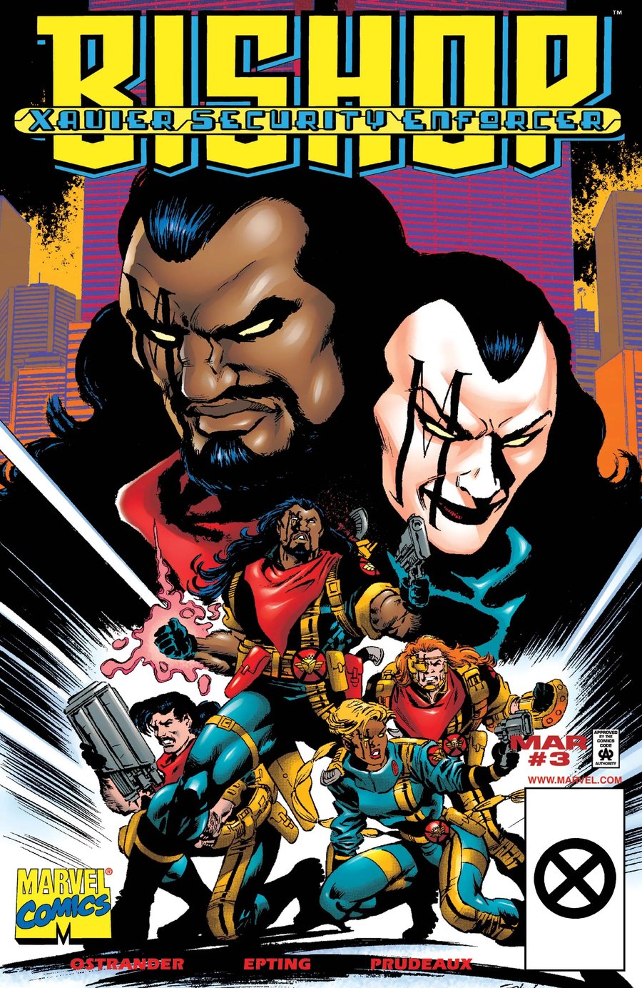 Cover of Bishop Xavier Security Enforcer (1998) - #3