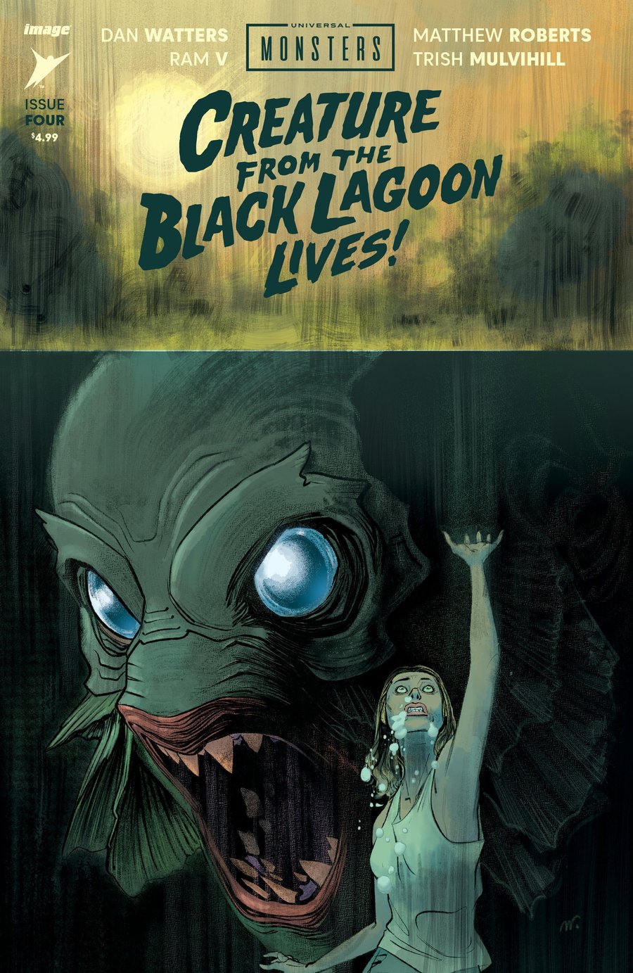 Cover of Universal Monsters: Creature From The Black Lagoon Lives! (2024) - #4