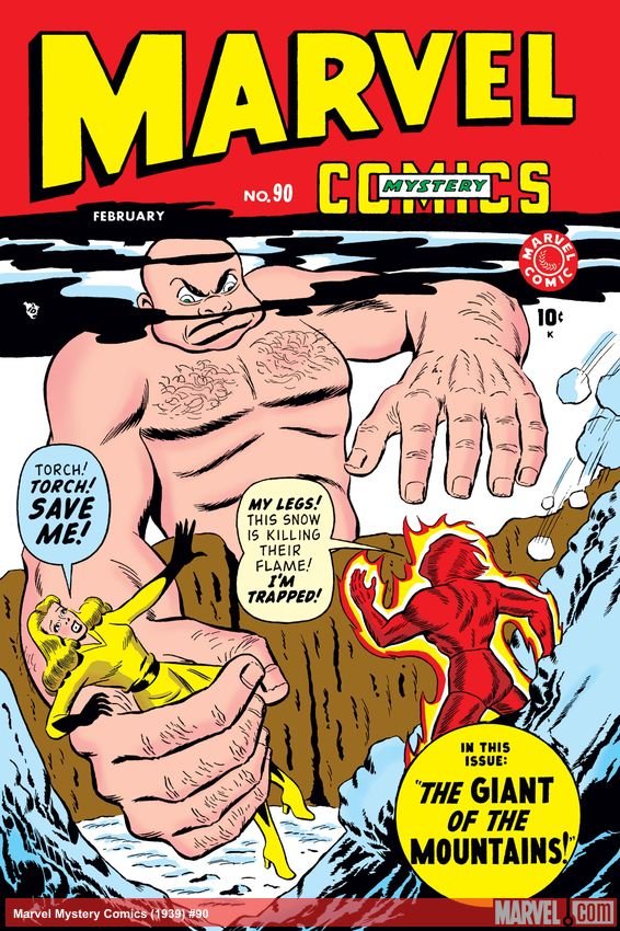 Cover of Marvel Mystery Comics (1939) - #90